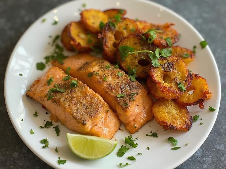 Salmon en el air fryer, receta