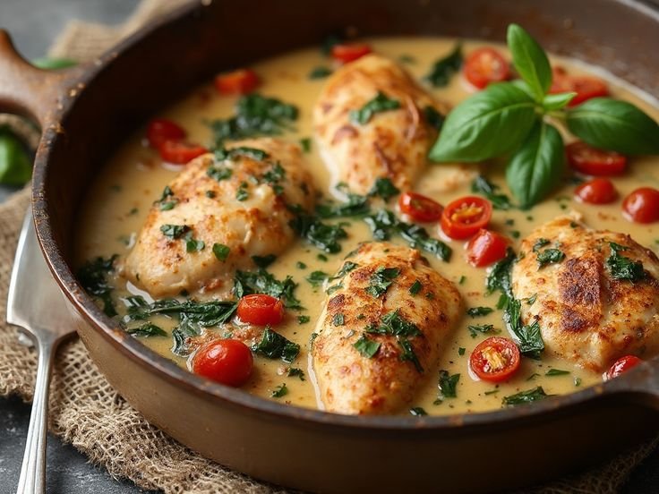 Receta de Pollo Toscano