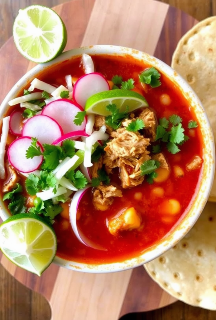 Receta de Pozzole, sopa Mexicana