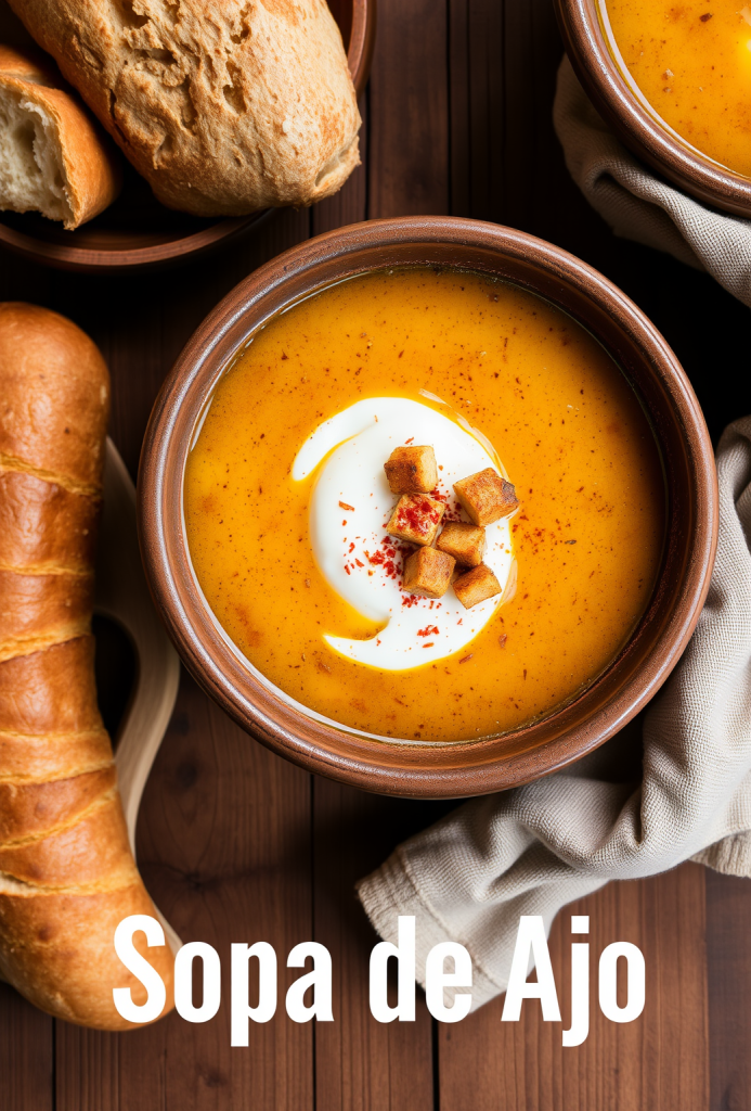 Receta de Sopa de Ajo Mexicana