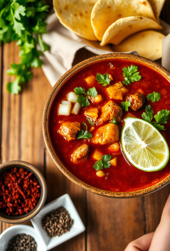 Receta de Sopa de Menudo.