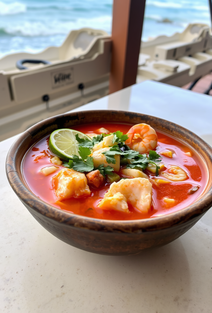Receta de sopa de pescado mexicano