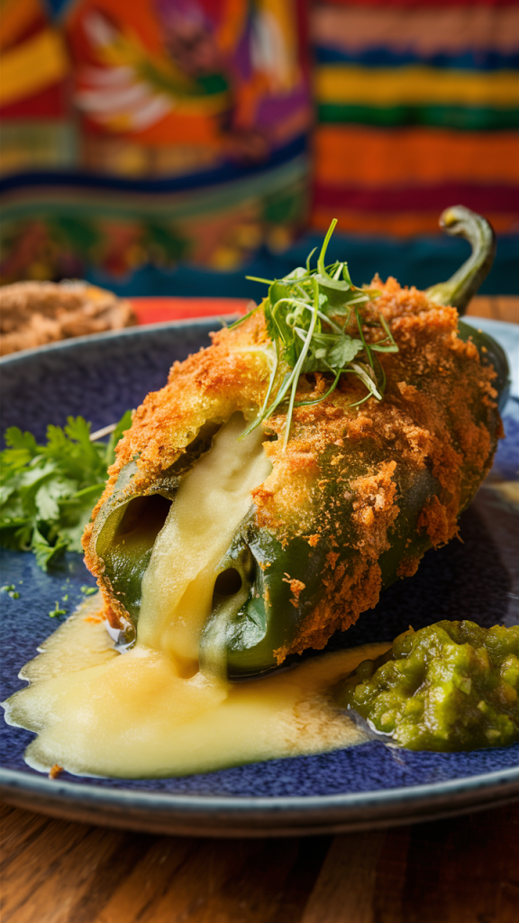 Receta de chiles rellenos con queso