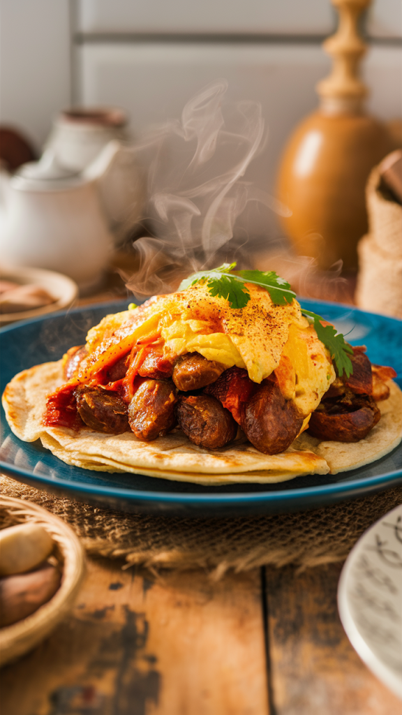 Receta de Chorizo con Huevos