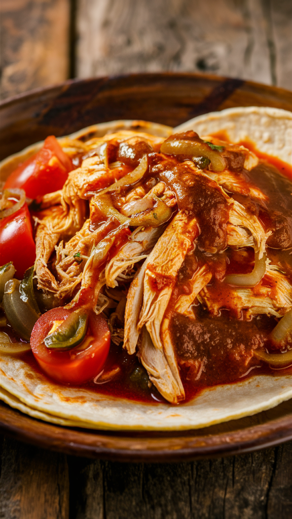 Receta de Tostadas Tinga Mexicanas