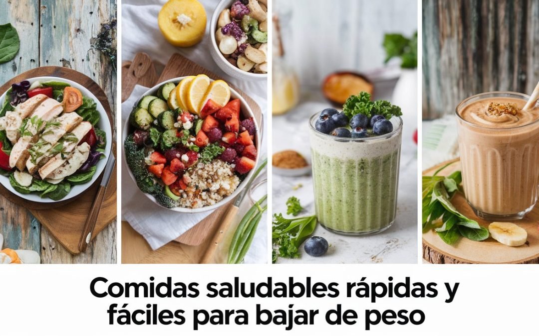Comidas Saludables Rápidas y Fáciles para Bajar de Peso