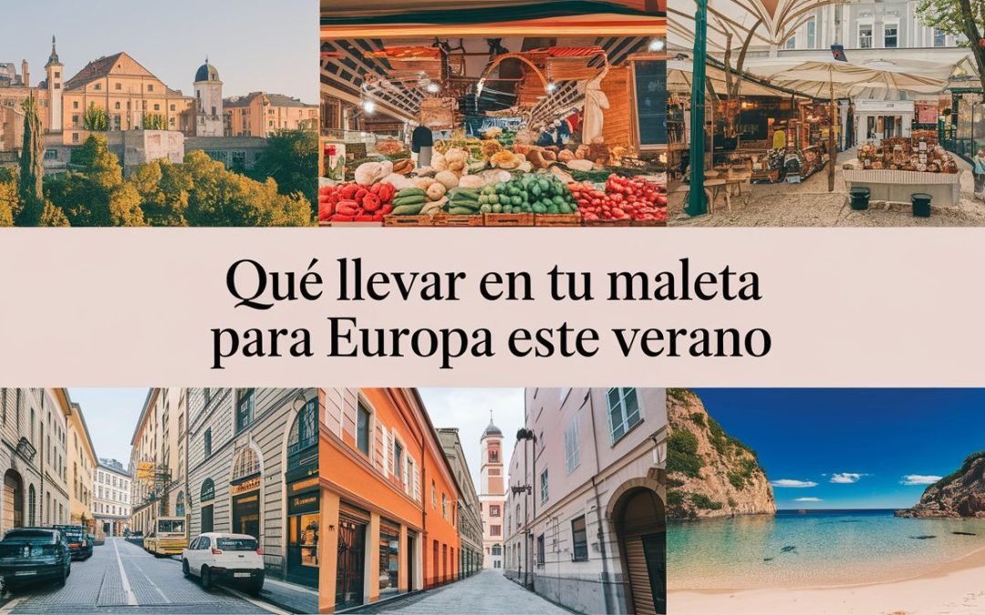 Qué llevar en tu maleta para Europa este verano